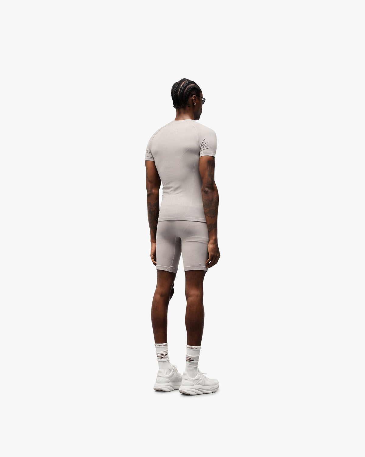 REPRESENT 247 DNA Seamless Shorts - Titanium