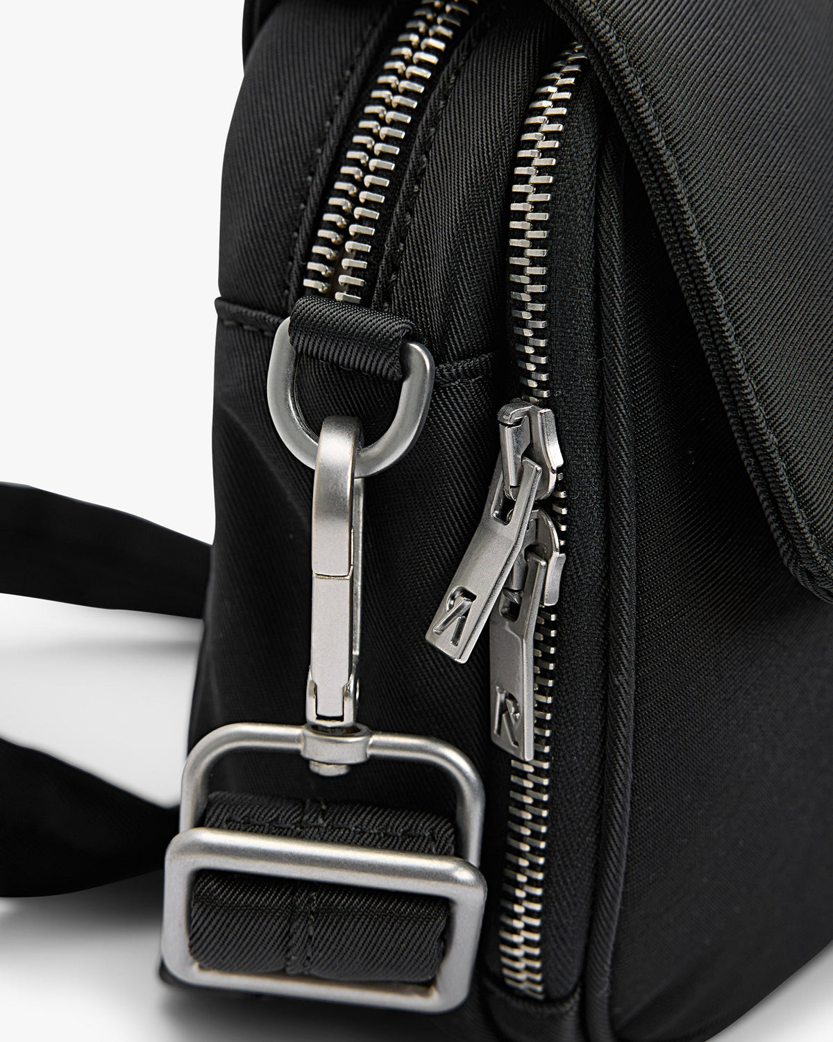 REPRESENT Quilted Crossbody Bag - Jet Black