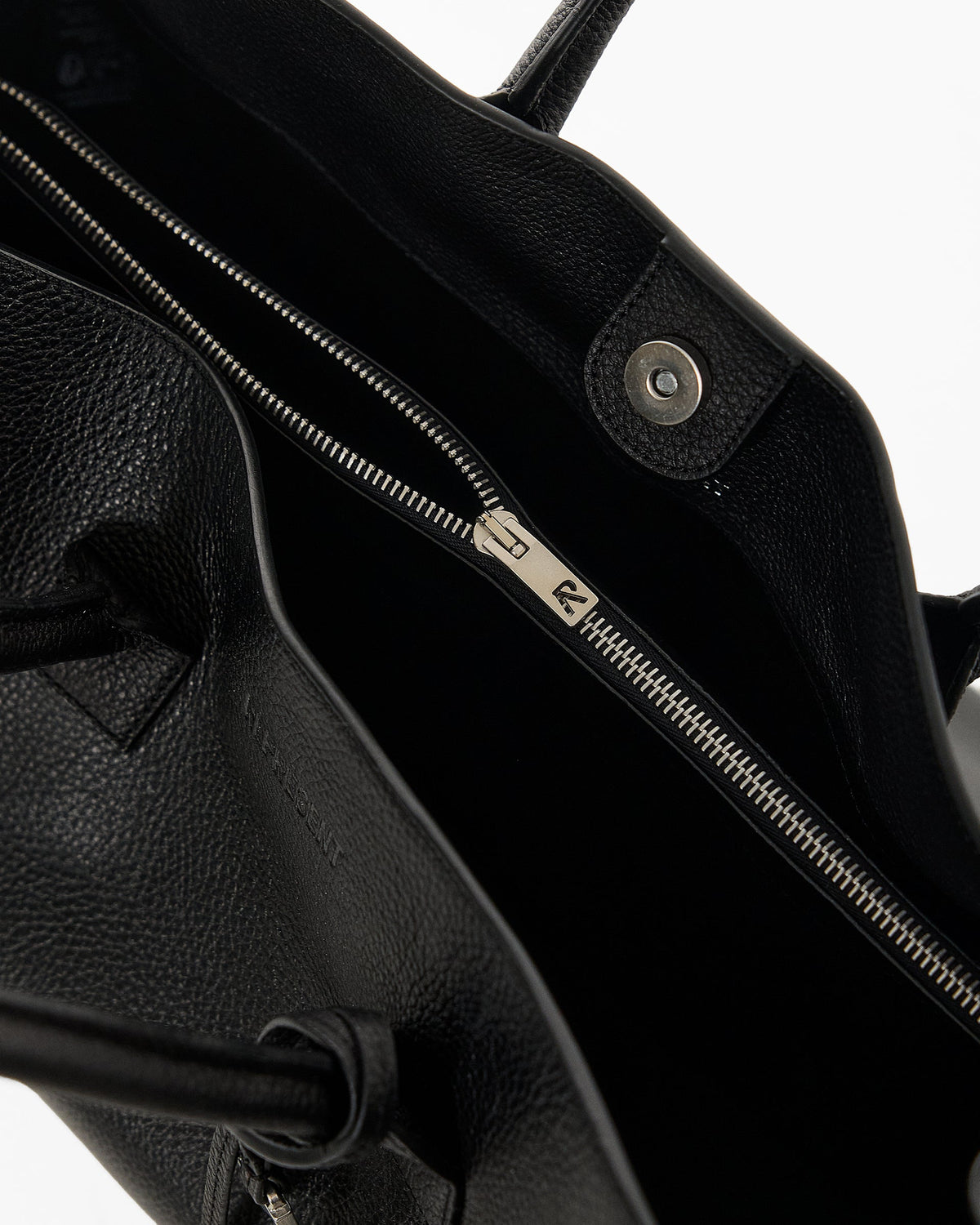 REPRESENT Leather Tote Bag - Textured Black