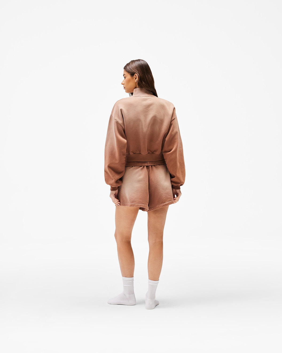 REPRESENT Represent Owners Club Zip Funnel Neck - Sienna