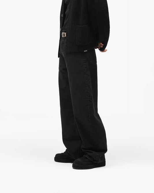 REPRESENT R5 Curve Jean - Jet Black