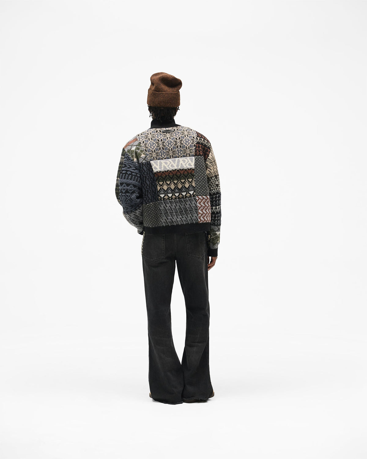 REPRESENT R6 Flare Denim - Black