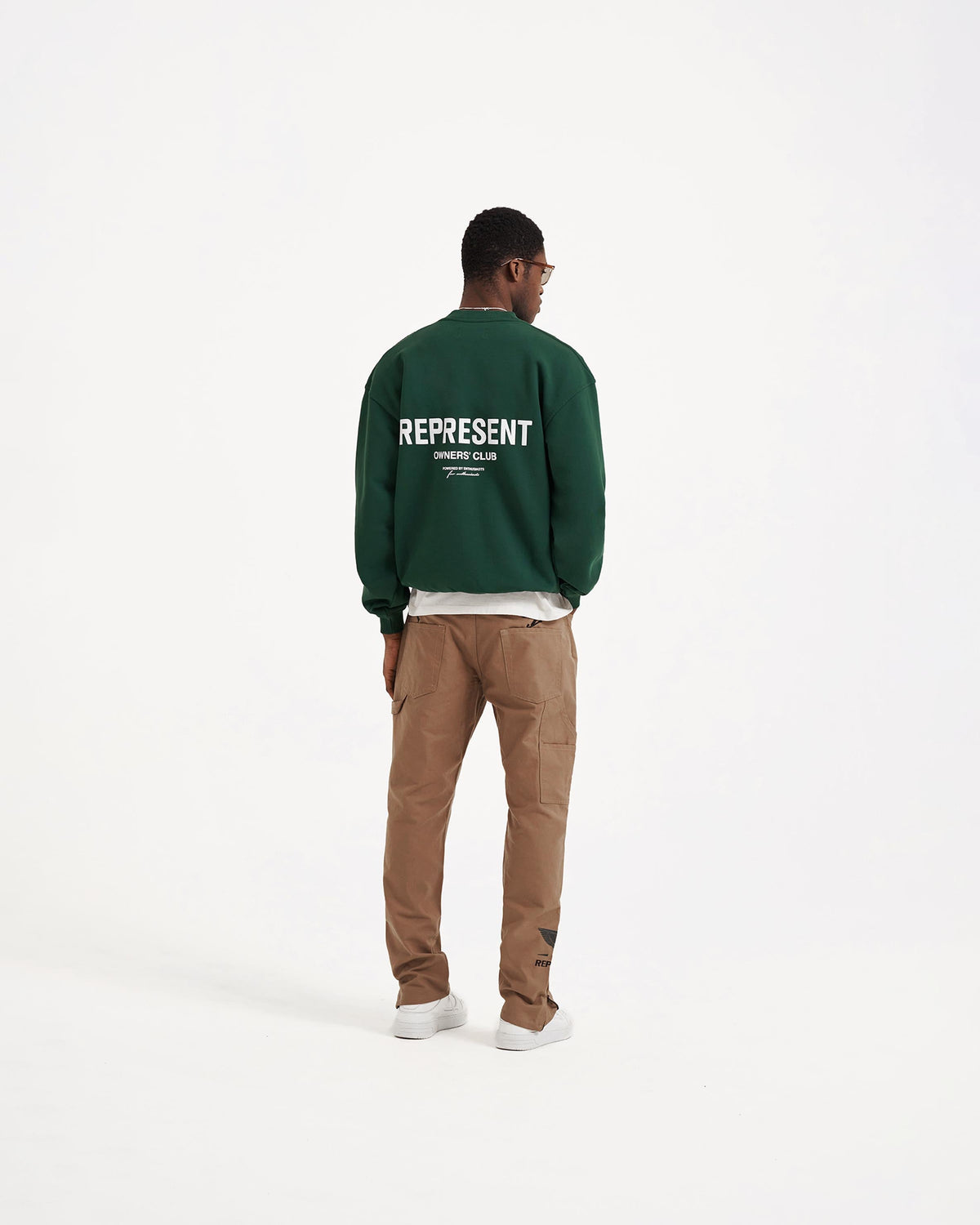 REPRESENT Represent Owners Club Sweater - Racing Green
