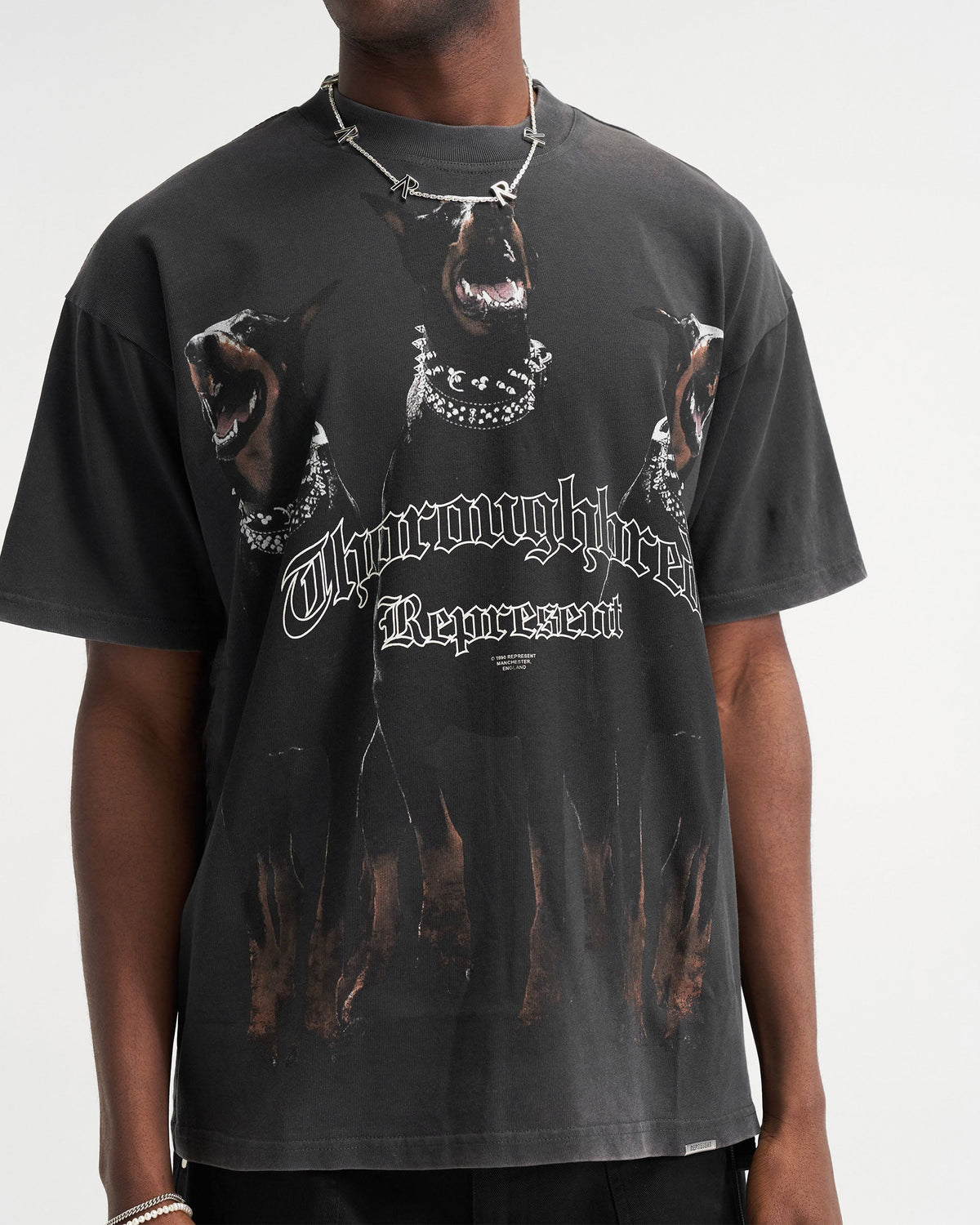 REPRESENT Thoroughbred T-Shirt - Vintage Black