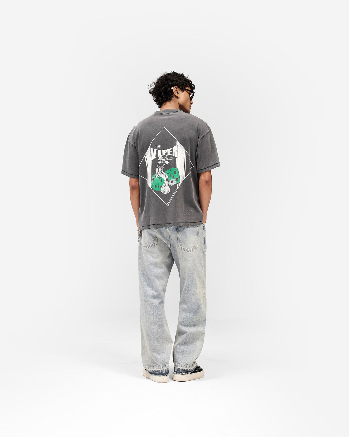 REPRESENT Represent x The Viper Room Dice T-Shirt - Vintage Grey