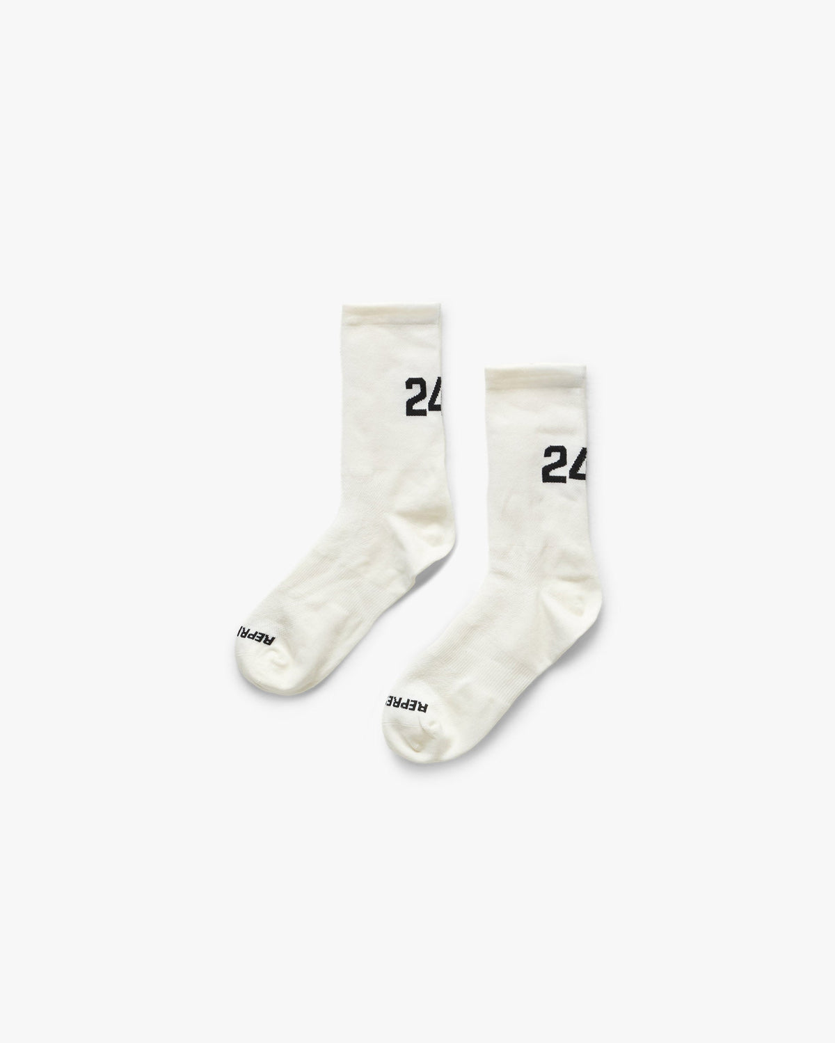 REPRESENT 247 Numbers Socks - Flat White