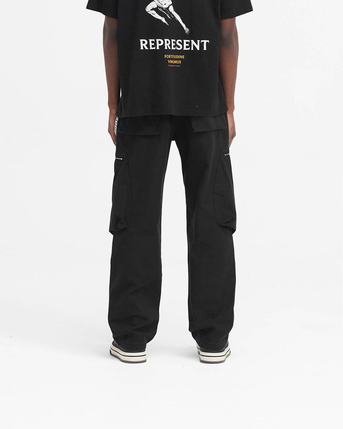 REPRESENT Workshop Pant - Black