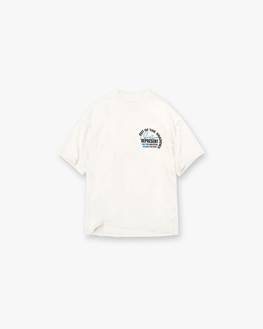 REPRESENT Out Of The Shadows T-Shirt - Flat White