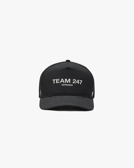 REPRESENT Team 247 x 47 Trucker Cap - Jet Black