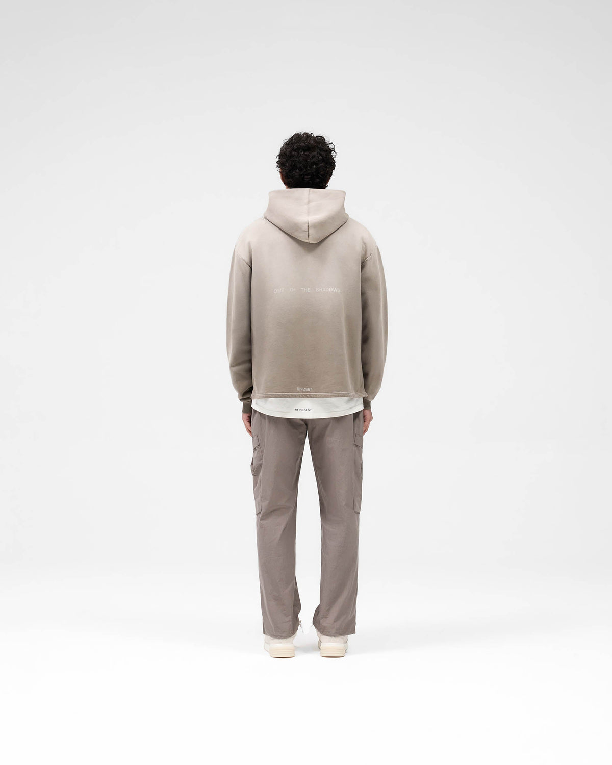 REPRESENT Team Rep Hoodie - Dark Taupe
