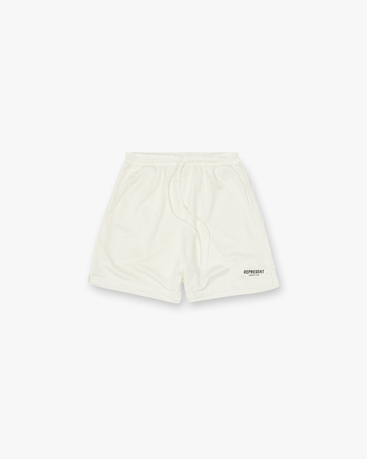 REPRESENT Represent Owners Club Mesh Shorts - Flat White