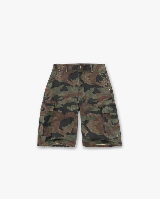 REPRESENT Camo Cargo Short - Camo