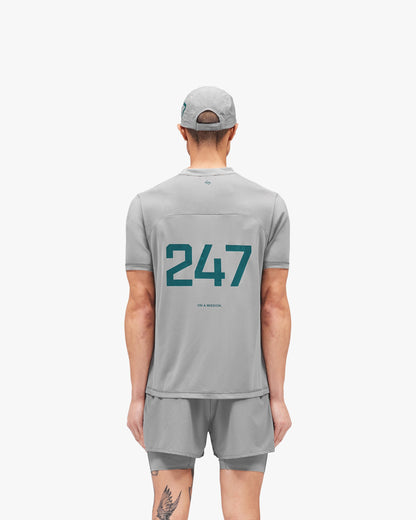 REPRESENT 247 Numbers T-Shirt - Graphite Grey
