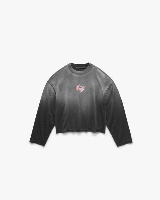REPRESENT 247 Ignite Long Sleeve T-Shirt - Vintage Black