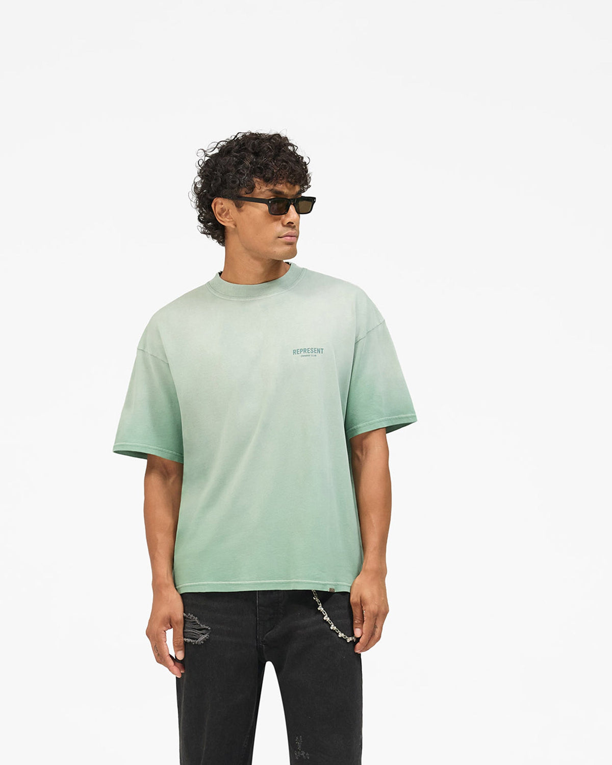 REPRESENT Represent Owners Club T-Shirt - Washed Aloe