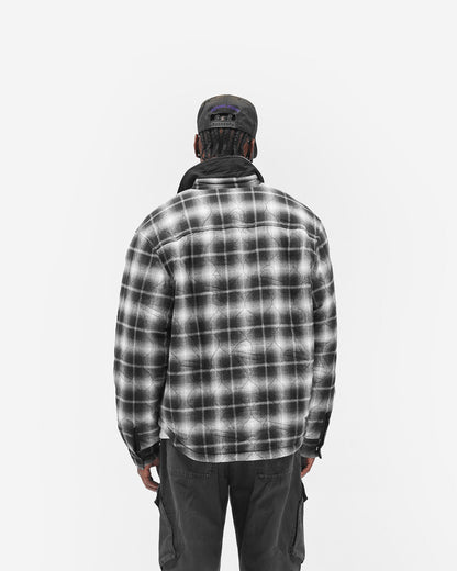 REPRESENT Logo Quilted Shirt - Black