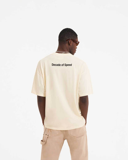 REPRESENT Decade Of Speed T-Shirt - Cream
