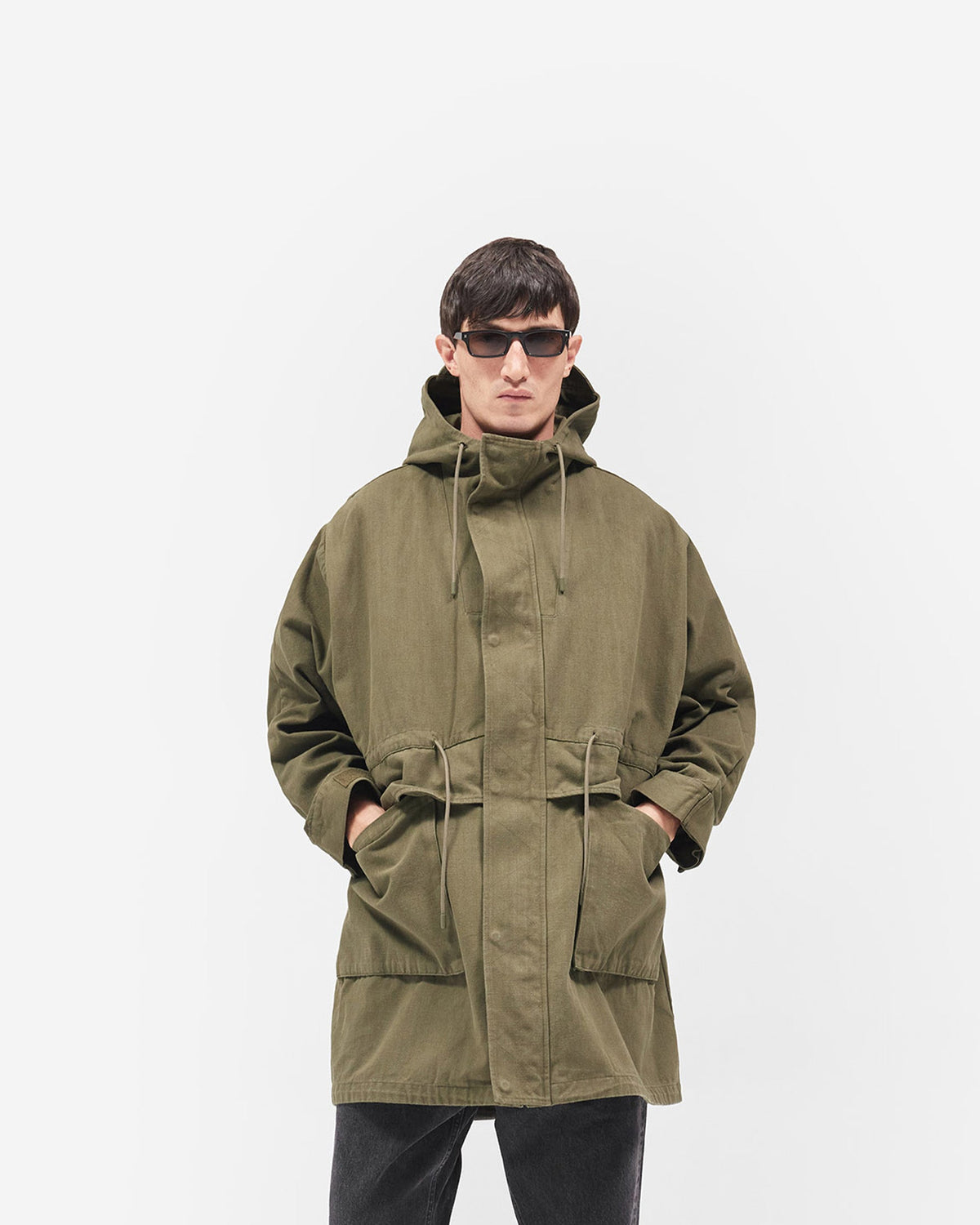 REPRESENT Outlander Parka - Olive Night