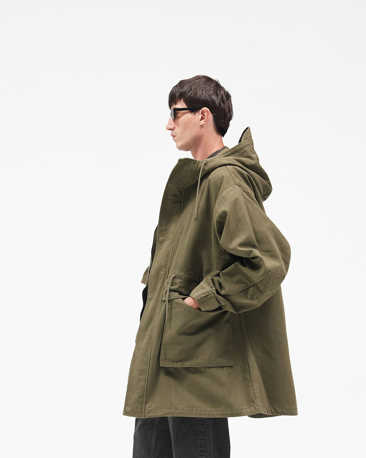 REPRESENT Outlander Parka - Olive Night