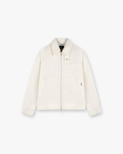 REPRESENT Crinkle Trucker Jacket - Ecru