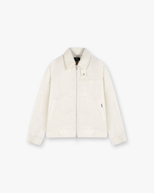 REPRESENT Crinkle Trucker Jacket - Ecru