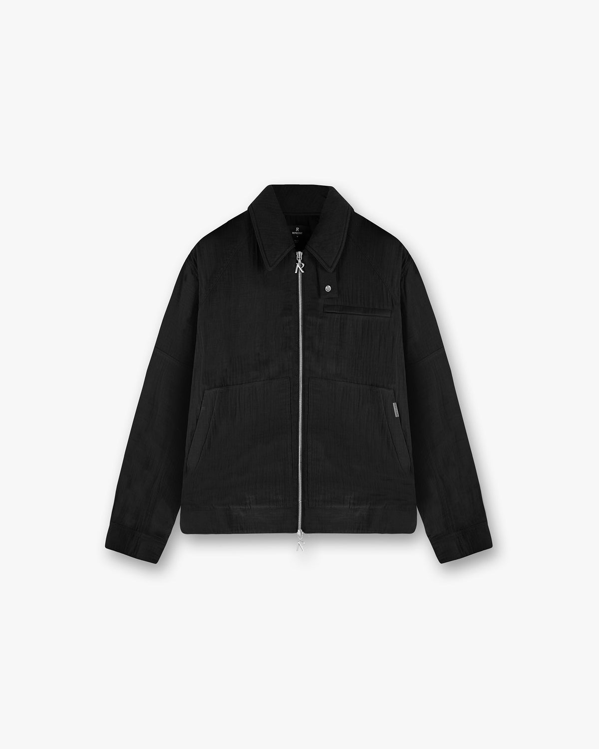 REPRESENT Crinkle Trucker Jacket - Black