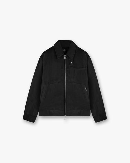 REPRESENT Crinkle Trucker Jacket - Black