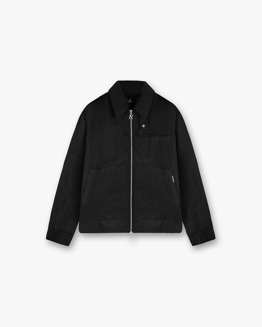 REPRESENT Crinkle Trucker Jacket - Black
