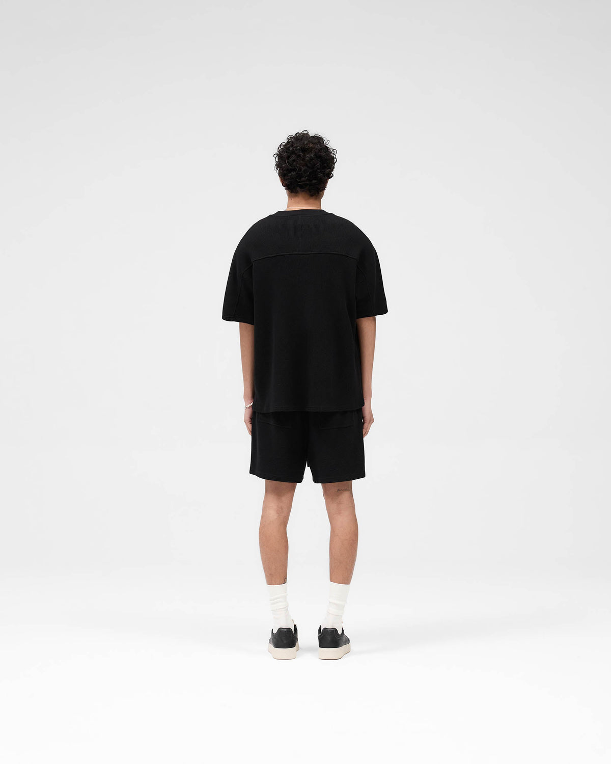 REPRESENT Waffle T-Shirt - Jet Black