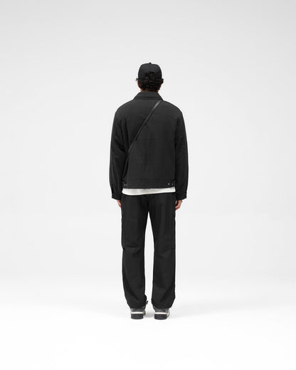 REPRESENT Crinkle Trucker Jacket - Black