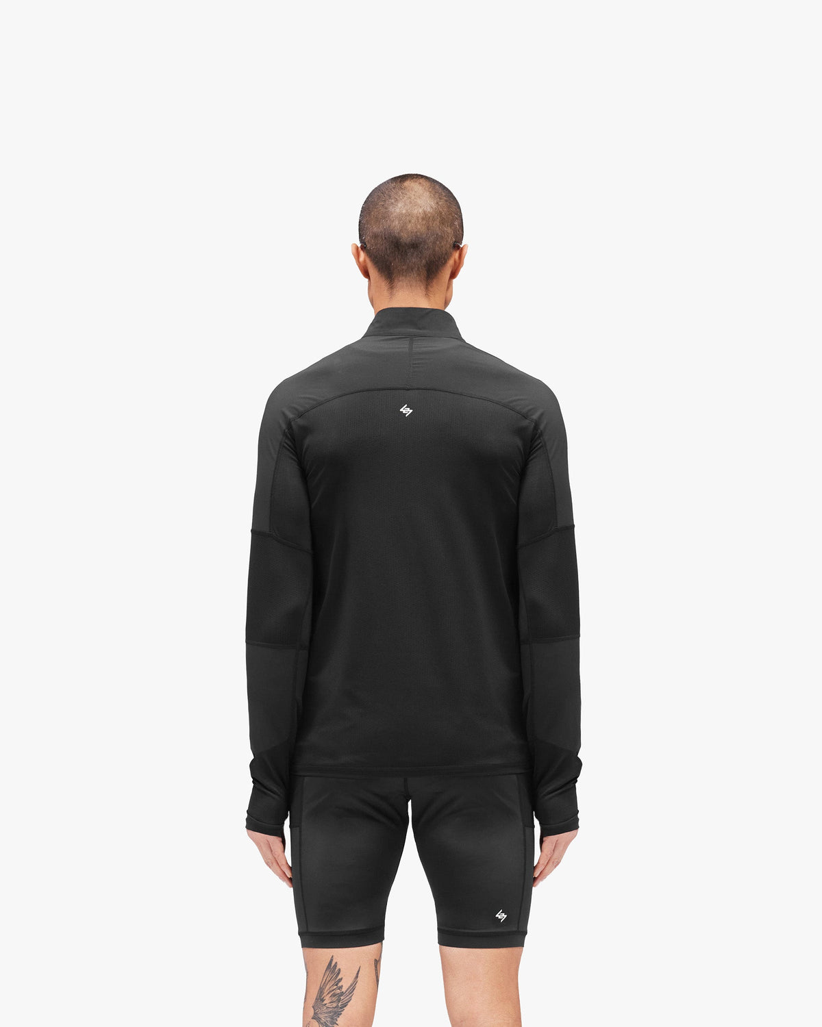 REPRESENT 247 Run Quarter Zip - Jet Black