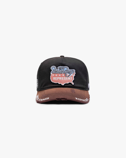 REPRESENT Represent x Beach Boys Endless Summer x 47 Cap - Washed Black