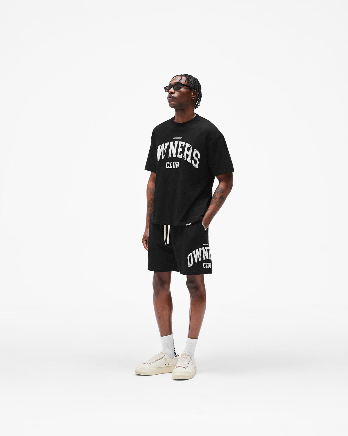 REPRESENT Represent Owners Club Mesh Short - Jet Black