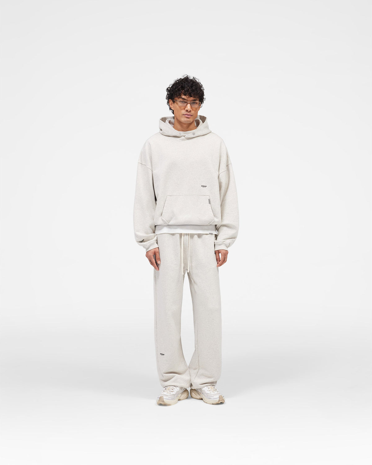 REPRESENT Micro Owners Club Hoodie - Cream Marl