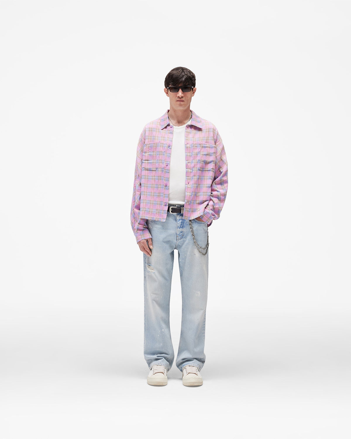 REPRESENT Painted Denim - Coastal Blue
