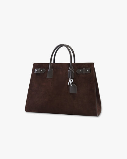 REPRESENT Suede Leather Tote Bag - Brown