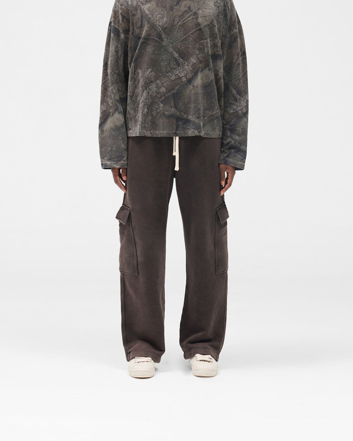 REPRESENT Initial Cargo Sweatpants - Coffee