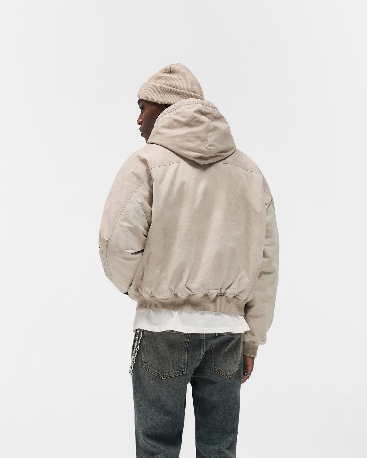 REPRESENT Hooded Bomber - Beige