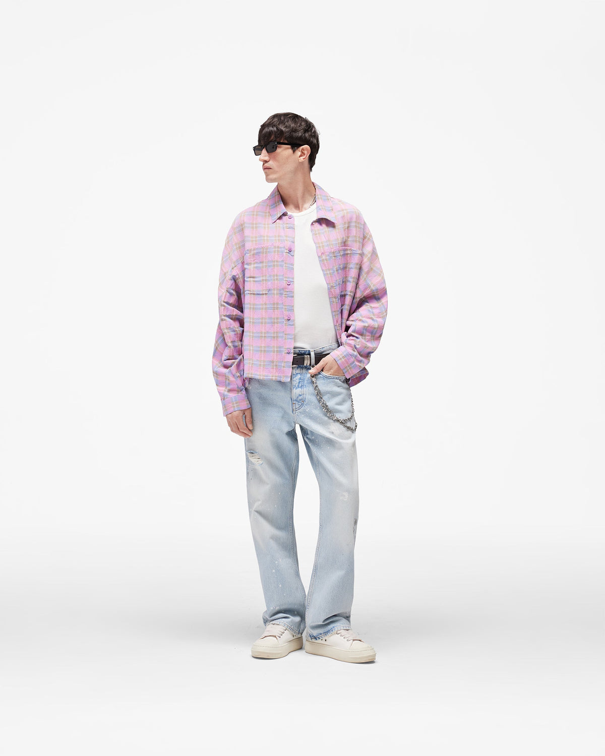 REPRESENT Painted Denim - Coastal Blue