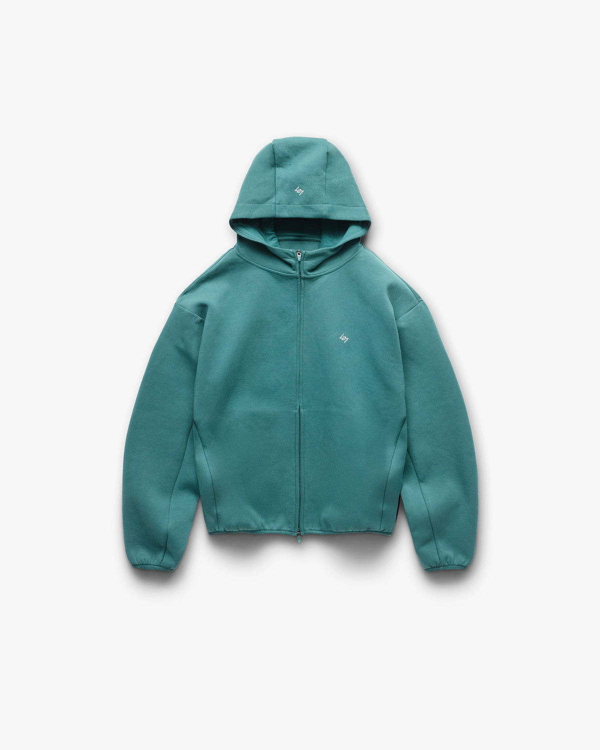 REPRESENT 247 Form Zip Hoodie - Teal