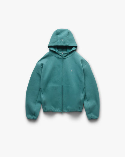 REPRESENT 247 Form Zip Hoodie - Teal