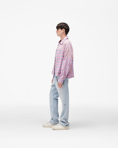 REPRESENT Santa Monica Flannel Shirt - Blush
