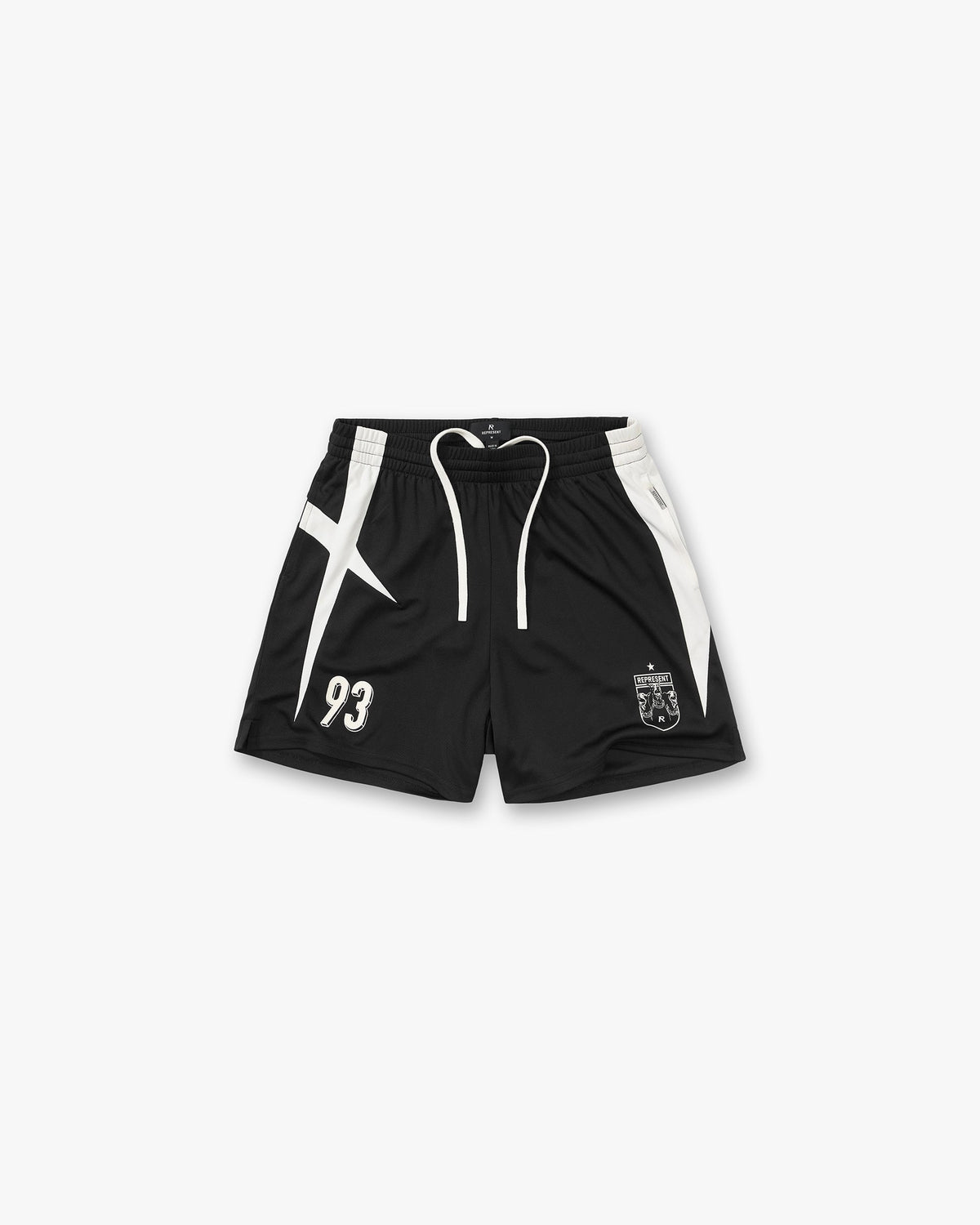 REPRESENT Star Shorts - Jet Black