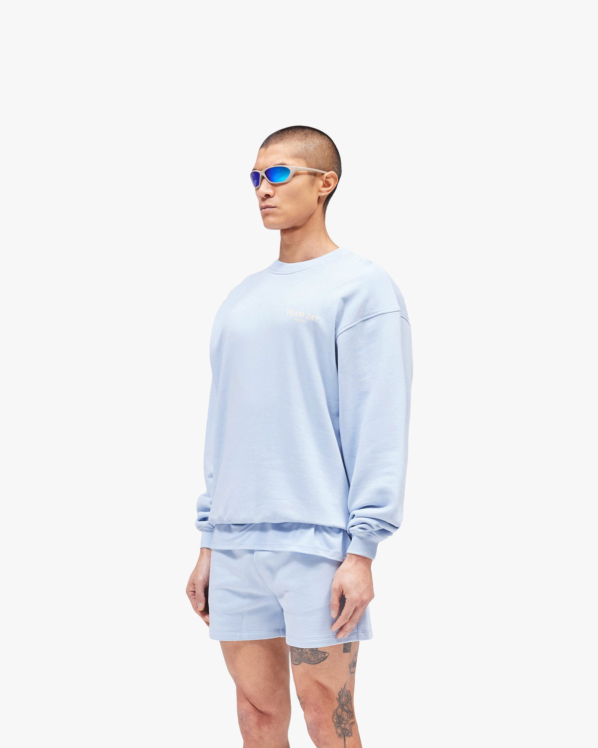 REPRESENT Team 247 Oversized Crew - Glacier