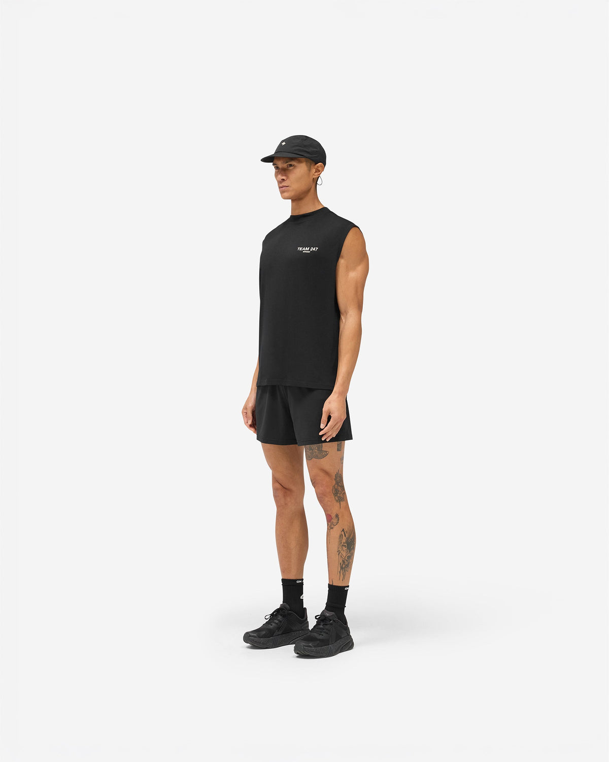 REPRESENT Team 247 Oversized Tank - Jet Black