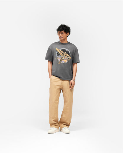 REPRESENT Golden Tour T-Shirt - Sun Fade Grey