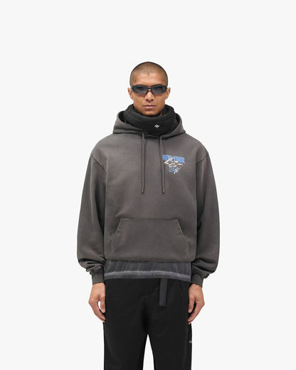REPRESENT 247 New York Hoodie - Washed Grey