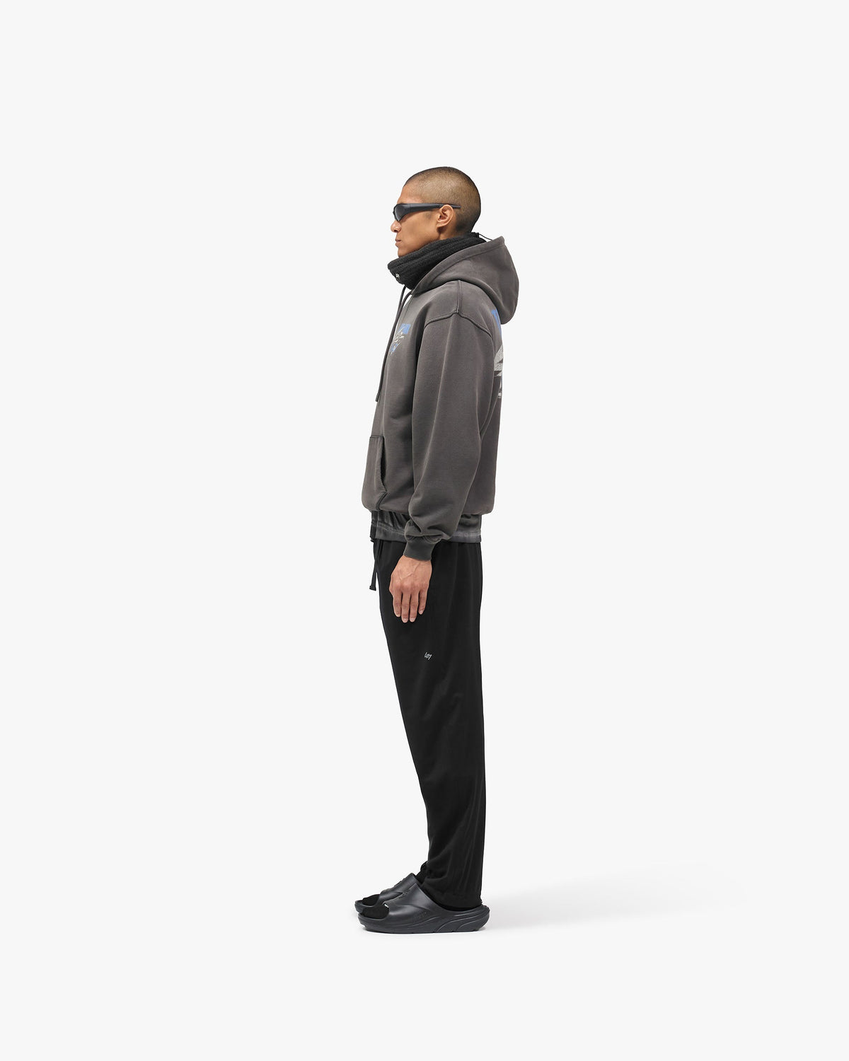 REPRESENT 247 New York Hoodie - Washed Grey