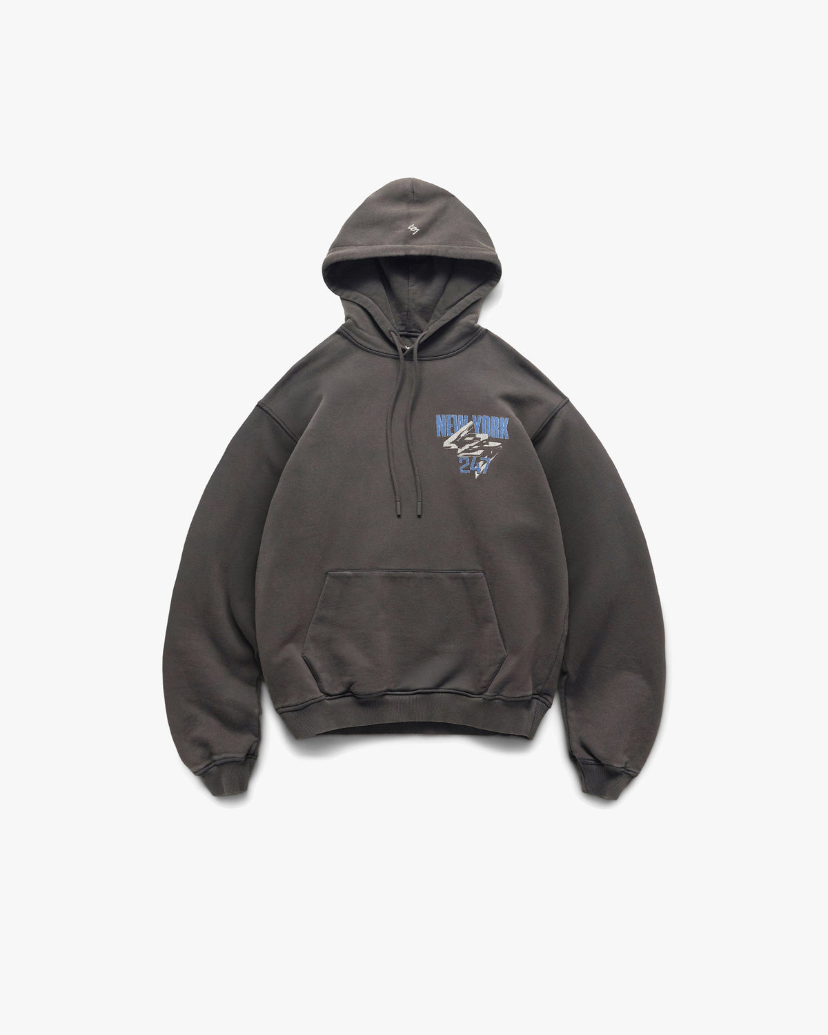 REPRESENT 247 New York Hoodie - Washed Grey