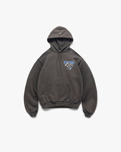 REPRESENT 247 New York Hoodie - Washed Grey